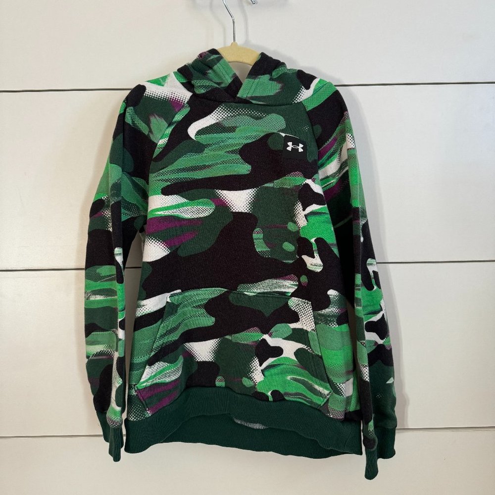 Boy's Under Armour Hoodie - Camo (Sz Small)
